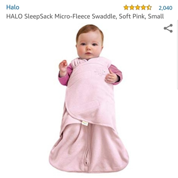 pink halo sleep sack